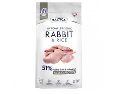 BALTICA Nutraceutic Hypoallergenic M triušiena with ryžiai – sausas Maistas šunims – 3kg