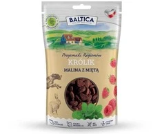 BALTICA Przysmaki regionów triušiena with raspberry and mint – skanėstas šuniui – 100g
