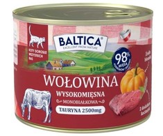 BALTICA Smaki regionów jautiena with liver – šlapias kačių maistas – 185g