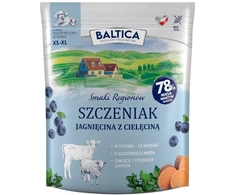 BALTICA Smaki regionów Junior ėriena with veal – sausas Maistas šunims – 1kg