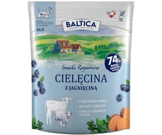 BALTICA Smaki regionów Small breeds Veal su ėriena – sausas Maistas šunims – 1kg