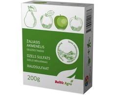 Baltic Agro BALTICAGRO Geležies sulfatas ŽALIASIS AKMENĖLIS, 200 g