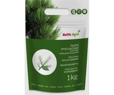 Baltic Agro BALTICAGRO Spygliuočių ir kitų visžalių augalų trąšos, 1kg