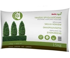 Baltic Agro BALTICAGRO Spygliuočių ir kitų visžalių augalų trąšos, 15 kg