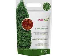 Baltic Agro BALTICAGRO Trąšos tujoms ir spygliuočiams nuo rudavimo, 1kg