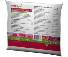 Baltic Agro BALTICAGRO Universalios trąšos daržovėms, gėlėms ir braškėms, 0,5kg