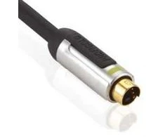 BANDRIDGE S-VIDEO M/M connecting cable, 24k Gold Plated contacts, 5.0m, PGV6605, Profigold