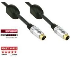 BANDRIDGE S-VIDEO M/M connecting cable, 24k Gold Plated contacts, 3.0m, PGV6603, Profigold