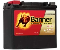 Banner AGM 12Ah 200A AUX14 12V akumuliatorius 150x88x145mm