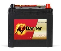 Banner EFB 65Ah 550A -+ akumuliatorius 12V, 233x173x203/225mm