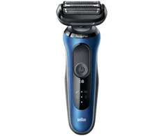 Braun Series 6 61-B4500cs Skustuvas Apkarpymo mašinėlė Juoda, Mėlyna