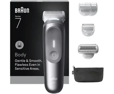 Barzdaskutė Braun Series 7 80789703 kūno plaukų kirpimo mašinėlė / skustuvas Pilka