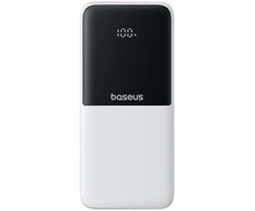 Baseus „A6ac4 Lipow“ 10000mAh 22,5 W išorinė baterija su dviem integruotais laidais (su „A6ac4 Simple USB-A - USB-C 3A 20 cm“ laidu) – balta