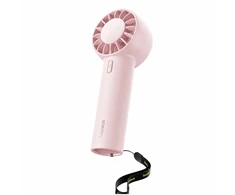 Baseus GoTrip DT1 mini nešiojamas ventiliatorius, kūdikių rožinės spalvos