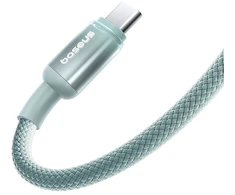 Baseus laidas Discolor USB – USB-C 100W 1m mėlynas-žalias