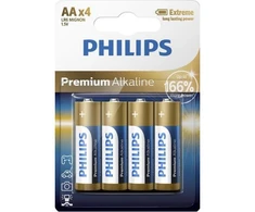Baterija PHILIPS AA LR6 4vnt. Premium šarminė