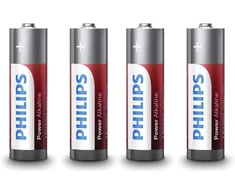 Baterijos PHILIPS AA 4vnt. Power Alkaline