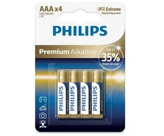 Baterijos PHILIPS AAA LR03 4 vnt. lizdinėje pakuotėje Premium Alkaline