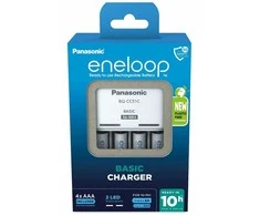 Baterijų įkroviklis PANASONIC Eneloop Basic BQ-CC51 + 4x AAA 800 mAh (K-KJ51MCD04E)