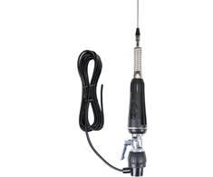 Bax 30 vienetų CB antenos PNI LED 1000 sulankstomos, 80 cm ilgio, su kabeliu ir drugelio tipo tvirtinimu, 26-30 MHz, 300 W, šviečia siuntimo metu