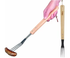 Bbq Line Grilio šakutė su medine rankena 46 cm