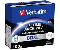 Disc BD-XL Verbatim M-Disc 100GB 4X 5vnt 43849