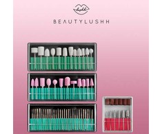 Beautylushh Pedikiūro manikiūro antgalių rinkinys