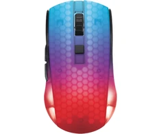 Belaidė pusiau permatoma DELTACO GAMING žaidimų pelė, DM320, RGB, itin lengva, juoda / GAM-145