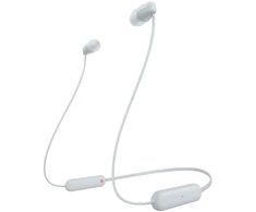Belaidės į ausį įdedamos ausinės Sony WI-C100, Baltos