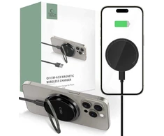 Belaidis įkroviklis 15W Magnetic MagSafe Tech-Protect QI15W-A33 juodos spalvos