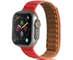 Beline apyrankė Apple Watch Magnetic 42/44/45/49mm raudonos spalvos