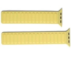 Beline Apple Watch Magnetic apyrankė42/44/45/49mm geltonos spalvos