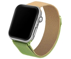 Beline apyrankė Apple Watch Steel38/40/41mm žalias/auksinis