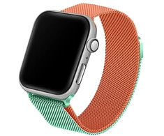 Beline Apple Watch Steel apyrankė42/44/45/49mm žalios spalvos/oranžinės spalvos