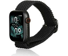 Beline apyrankė Apple Watch Textile 38/40/41mm juodos spalvos
