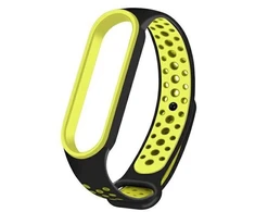 Beline apyrankė Mi Band 7/6/5 juodas-žalias Design