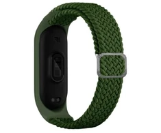 Beline apyrankė Mi Band 7/6/5 Textile žalias