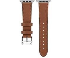 Beline apyrankė Watch 20mm Hermes Leather rudos spalvos box
