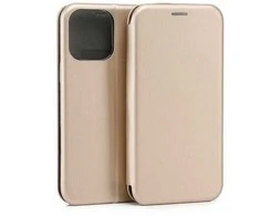 Beline Book Magnetic Apple iPhone 16 Pro Max 6.9" dėklas telefonui aukso spalvos