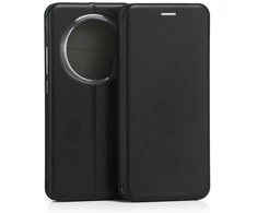 Beline Book Magnetic Dėklas Honor Magic 8 Pro juodos spalvos
