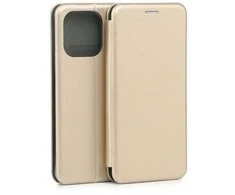 Beline Book Magnetic Honor X6A dėklas telefonui aukso spalvos
