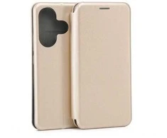 Beline Book Magnetic Poco F6 dėklas telefonui aukso spalvos