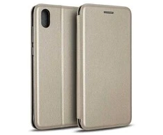 Beline Dėklas Book Magnetic Redmi 9A aukso spalvos