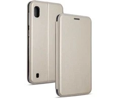 Beline dėklas Book Magnetic Samsung A10 aukso spalvos