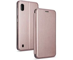 Beline dėklas Book Magnetic Samsung A10 rožinio aukso spalvos