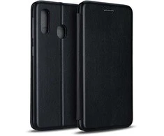 Beline dėklas Book Magnetic Samsung A20eA202 juodos spalvos