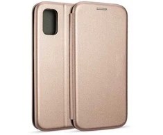 Beline dėklas Book Magnetic Samsung A41 A4 rožinio aukso spalvos