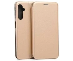 Beline Book Magnetic Samsung Galaxy M34 5G M346 dėklas telefonui aukso spalvos