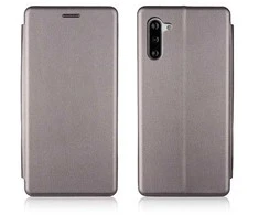 Beline Book Magnetic Samsung Galaxy Note 10 N970 dėklas telefonui plieno spalvos