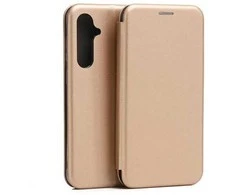 Beline Book Magnetic Samsung Galaxy S23 FE S711 dėklas telefonui aukso spalvos